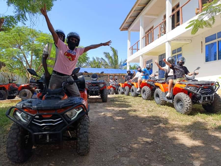 3-hour quad bike tours in Nungwi and Kendwa along coastal paths and through villages - Starting at the quad office near Nungwi and Kendwa