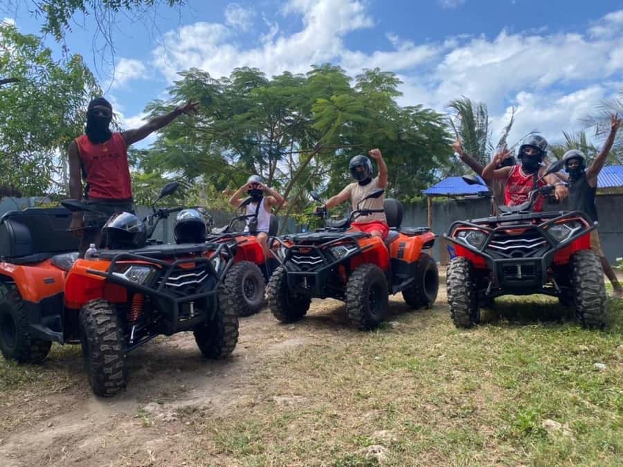 3-hour quad bike tours in Nungwi and Kendwa along coastal paths and through villages - The drone photography question
