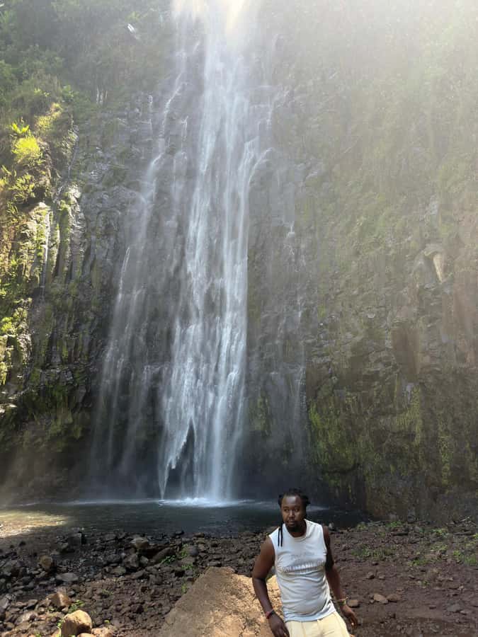 Arusha: 1Day Materuni Waterfall,Coffee Tour and Packed Lunch - The 40-minute hike to the 80-meter waterfall