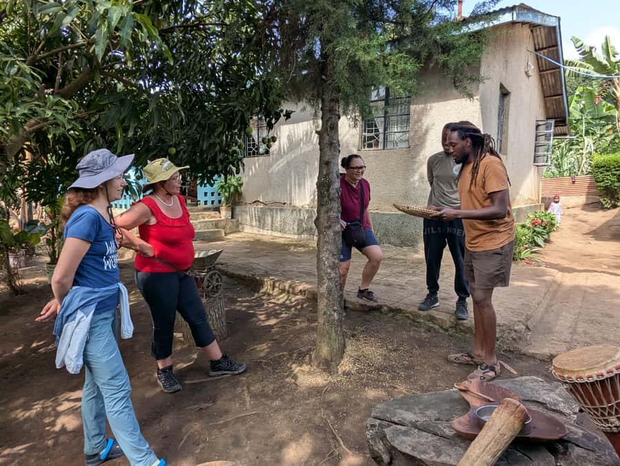 Arusha; Coffee Tour "Waterfalls &Village Walking with( Lunch - Waterfalls, photo stops, and the unclear zipline detail
