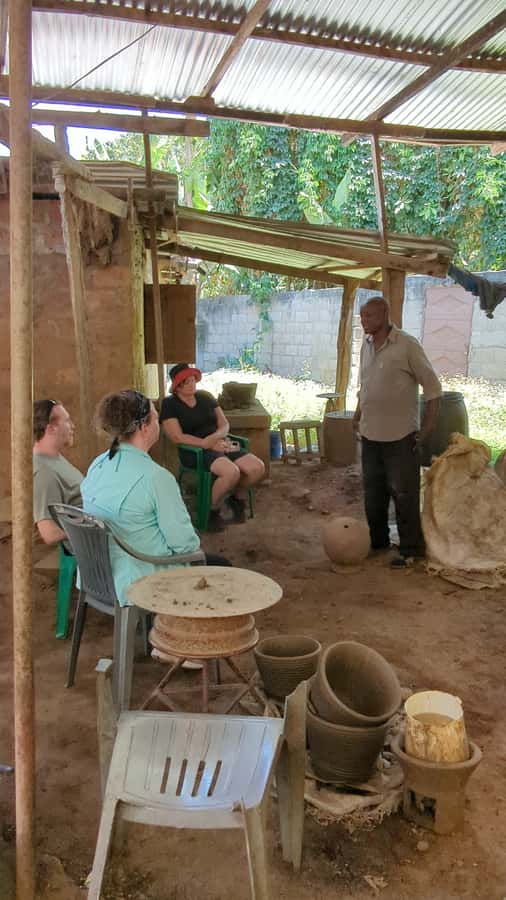 Arusha:From Earth to Art pottery workshop tour - From collected clay to fired earthenware