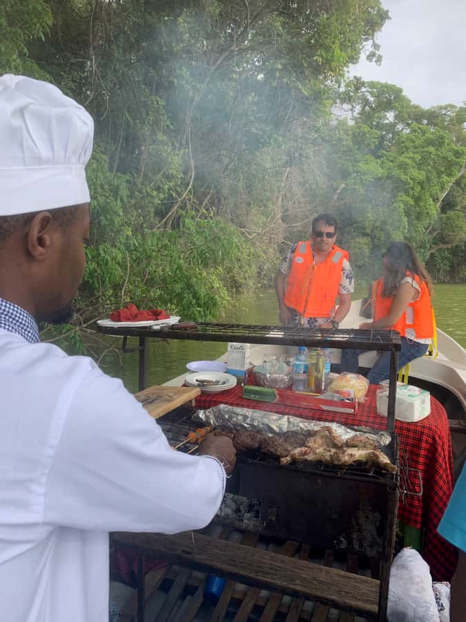 BBQ Boat Ride at Lake Duluti - Learning About The Plants And Animals
