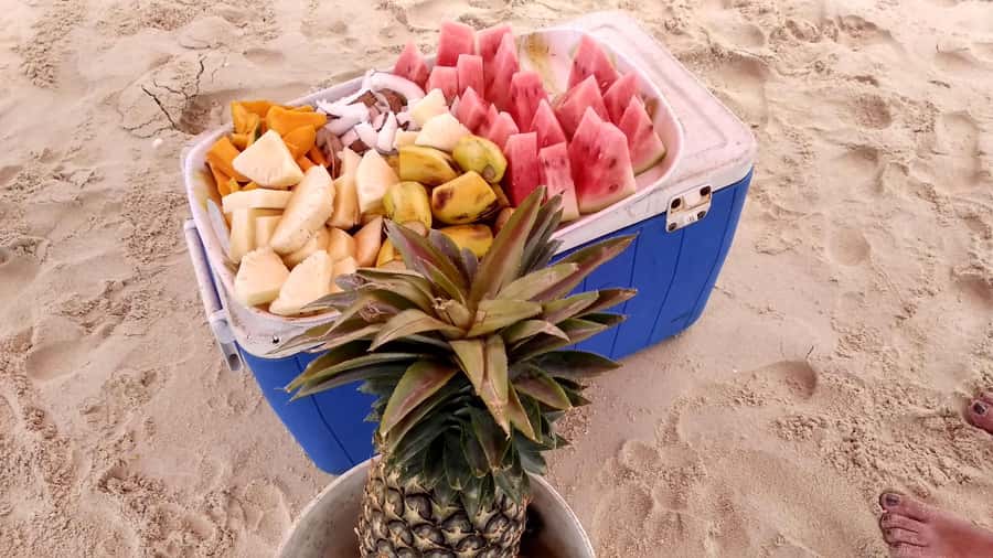 From Stone Town: Sandbank picnic with sea food BBQ Lunch - The old baobab and mangrove lagoon