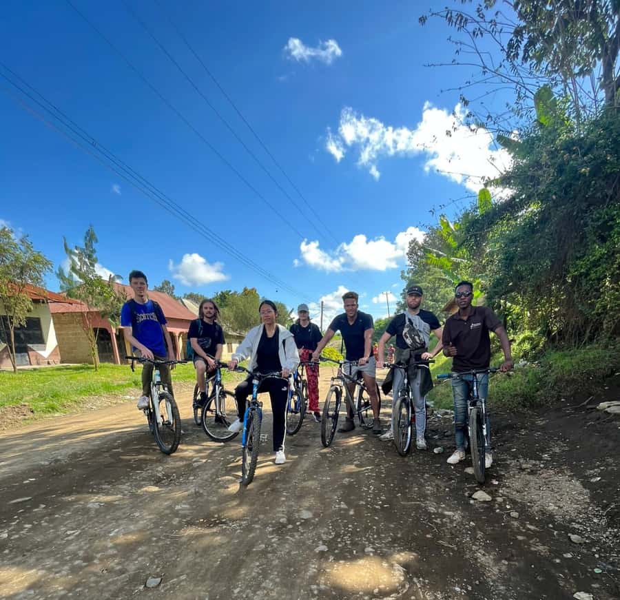 Guided Mountain Bike Tour through Arusha Village - Starting at Lake Duluti, not in central Arusha