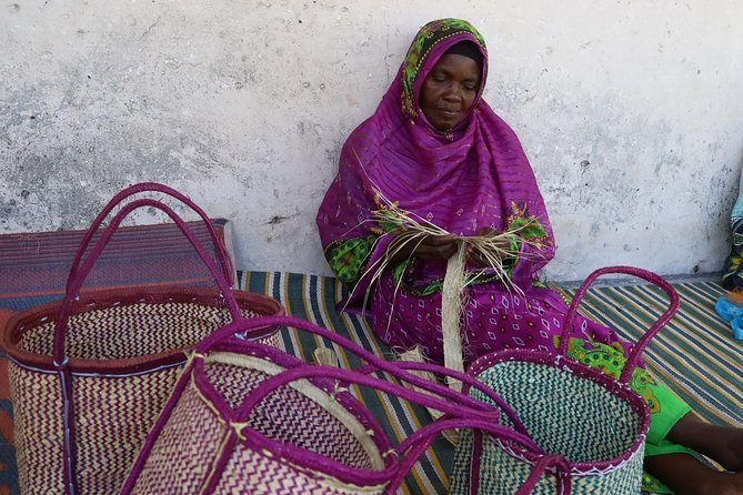 Jambiani Village Women at work and play - Walking to the beach for seaweed work