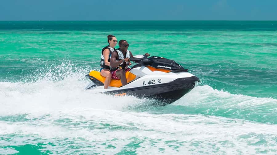 Jet Ski Adventure Zanzibar :Fun at Kendwa/Nungwi Beach - The run toward Tumbatu Island