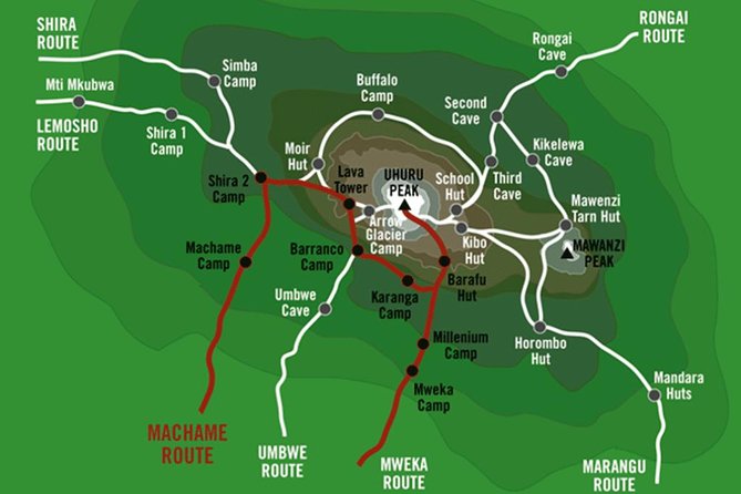 KILIMANJARO MACHAME ROUTE, (Climb 7days) - Day 2: Leaving the forest for Barranco Camp