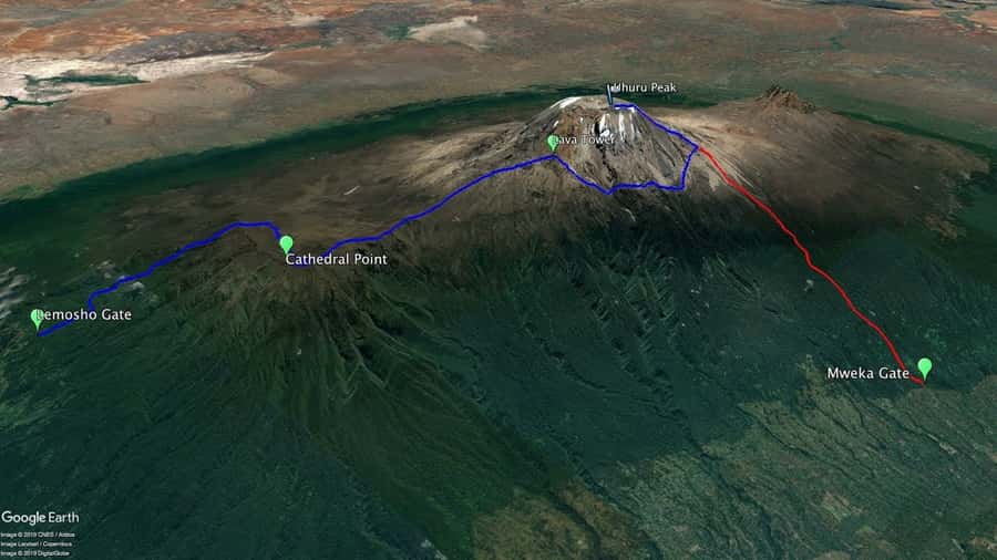Kilimanjaro: Shira plateau to Cathedral point 3872m Day hike - The forest approach and its wildlife