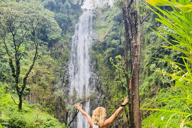 Materuni Waterfall Coffee Tour and Chemka Hot Springs Experience - Walking through Materuni to the waterfall