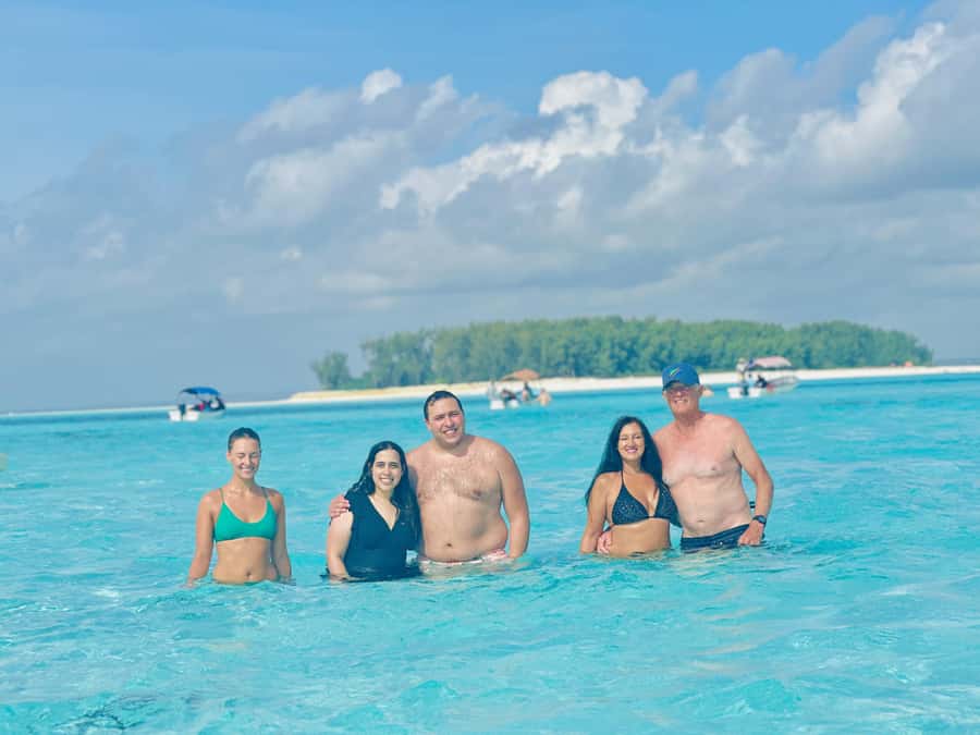 Mnemba dolphin & snorkel: from matemwe, pwani, kwingwa, Uroa - Third stop: the sandbank, only when the tide allows