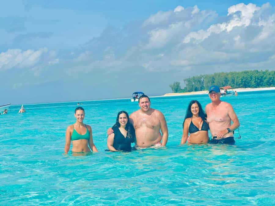 MNEMBA DOLPHIN TOUR, THE LAGOON AQUARIUM & KENDWA BEACH - A pause at Kendwa Beach