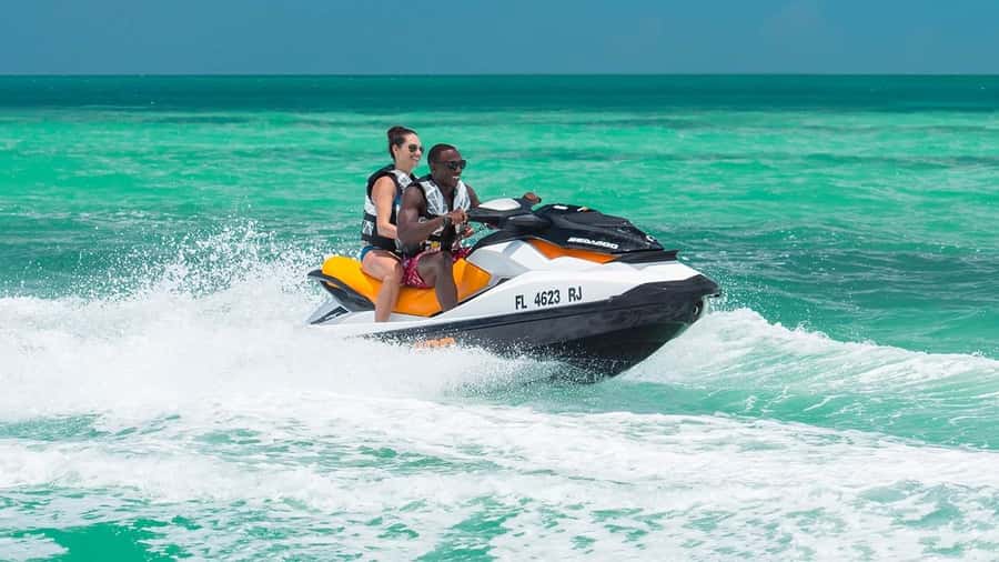 Mnemba paradise; snorkling with jet ski from kendwa beach - Who will enjoy this most