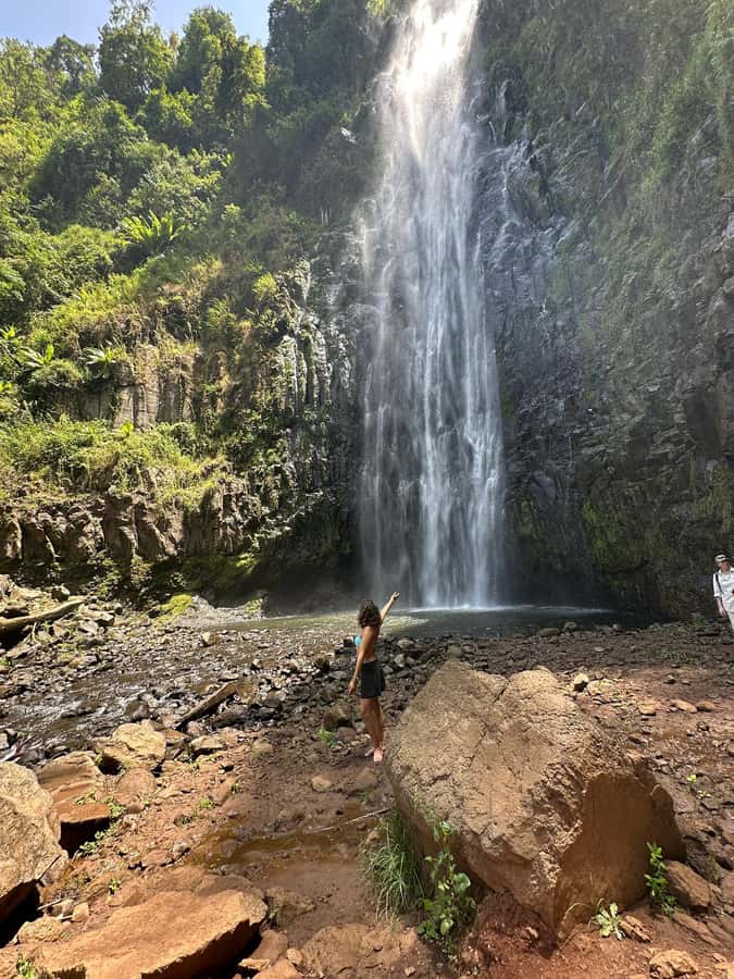 Moshi/Arusha: Chemka Hot Springs Materuni Waterfall Day tour - Warm water and clear depths at Chemka