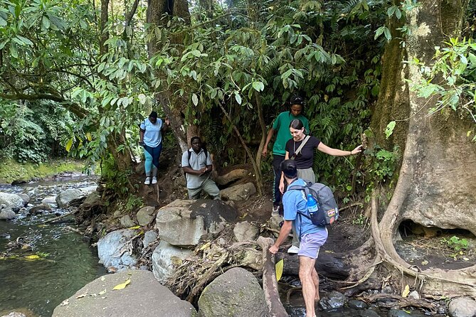 Mount Meru Arusha Napuru Waterfall Hike by Kingstone Asilia - Following the riverbed to Napuru