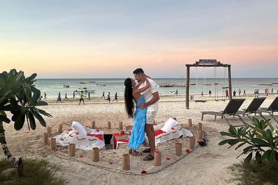 Romantic Beach Dinner with Drone Photos - What the $200 Price Actually Buys You