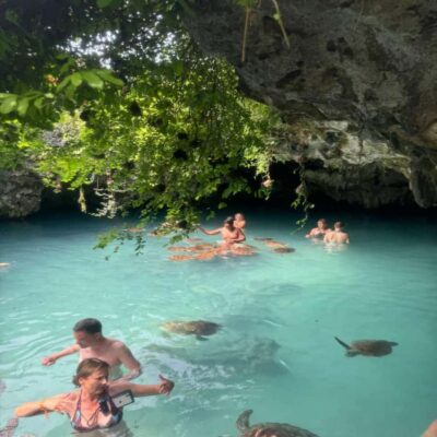 SALAAM CAVE: Swim with turtles & Dine at The Rock Restaurant