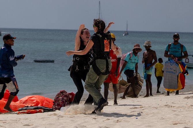 Skydive Zanzibar | Tandem Skydive - Who will enjoy this most?