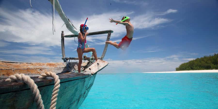 Snorkeling With Dolphin At Mnemba Island, Zanzibar - Starting at Matemwe Beach and heading toward Mnemba
