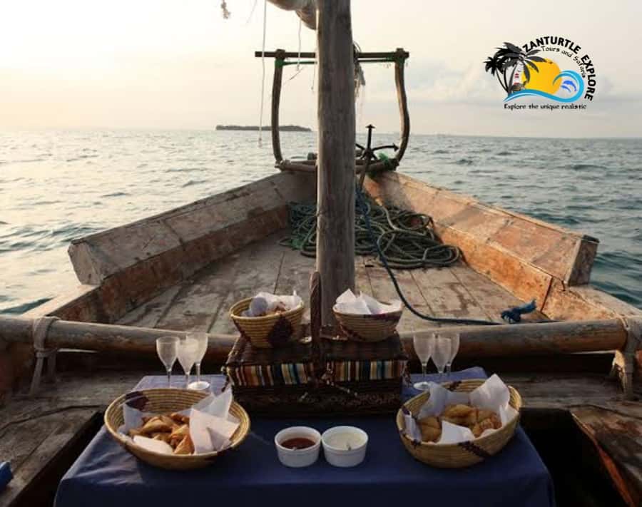Stone town: Private Sunset Cruise with Local Music & Snacks - Stone Town Landmarks From The Water