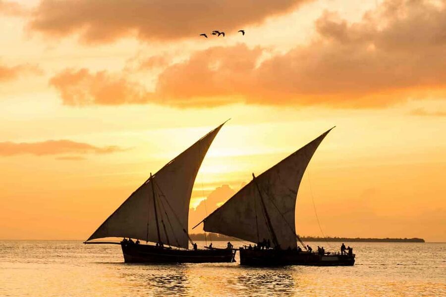 Stone Town: Sunset Dhow Cruise Experience - Sunset over the Indian Ocean