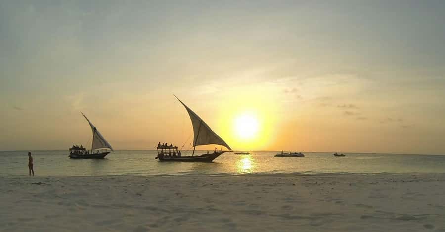 Stone Town: Traditional Dhow Sunset Cruise - Seeing Stone Town from the sea