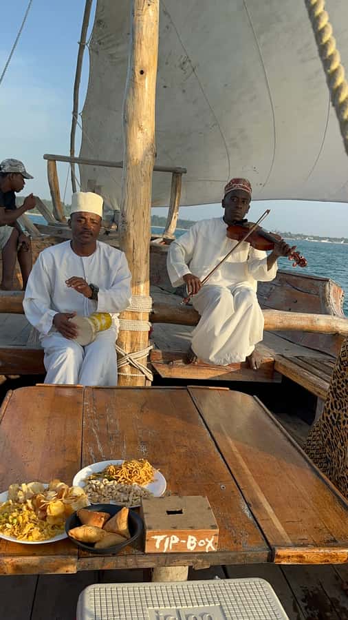 Stonetown: Scenic Sunset Cruise with Live Jazz - Starting From Your Hotel Across Zanzibar
