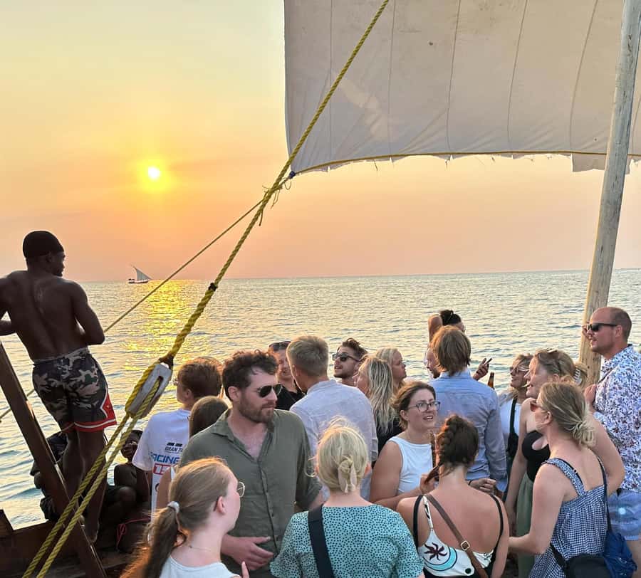 Sunset party cruise in Zanzibar with BoomBoom Boat - Starting from The Z Hotel in Nungwi