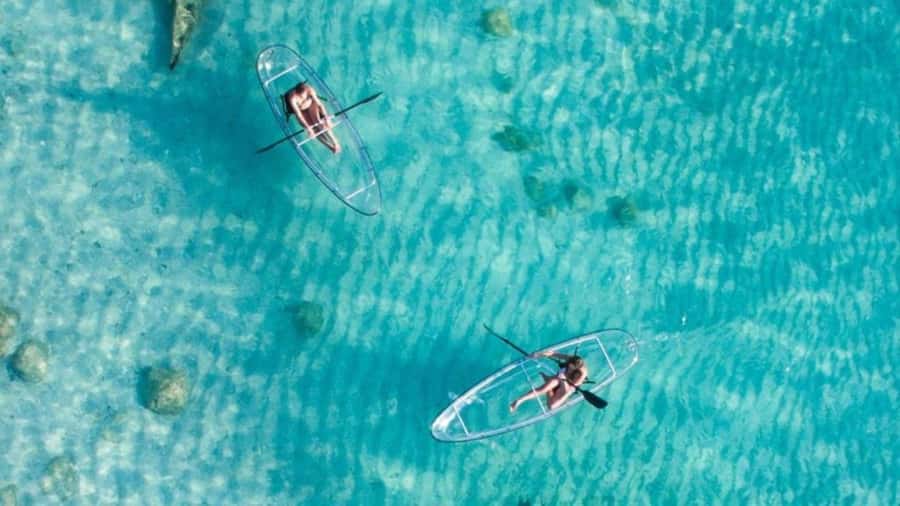 Tandem Clear Kayak, Spice Tour, Cooking Class with Lunch - Visiting Mnemba Island Atoll by private boat
