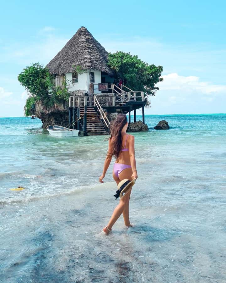 The rock restaurant and blue Lagoon - Pickup from Zanzibar hotels
