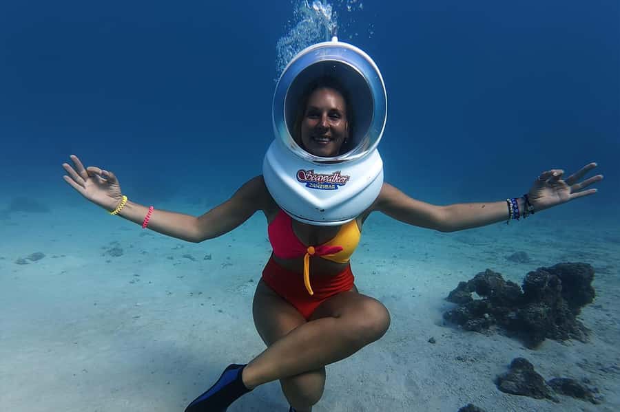 Underwater Walking Experience in Zanzibar,No Swimming Needed - What it feels like to walk underwater