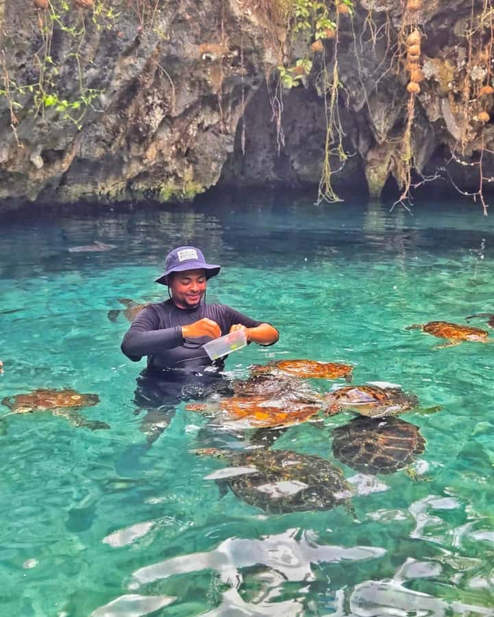 Zanzibar: Jozani Forest, Salaam & Maalum Caves and Sunset - Maalum Cave and its cool freshwater pool