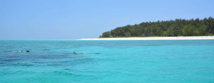 Zanzibar Mnemba Island And Snokling with Fruit - Relaxing on the Mnemba sandbanks