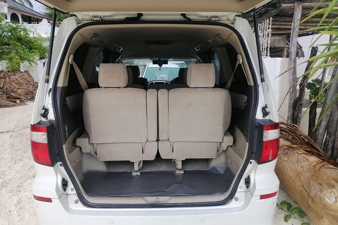 Zanzibar Prime Taxi Services - The ride itself: air conditioning, space, and Wi-Fi