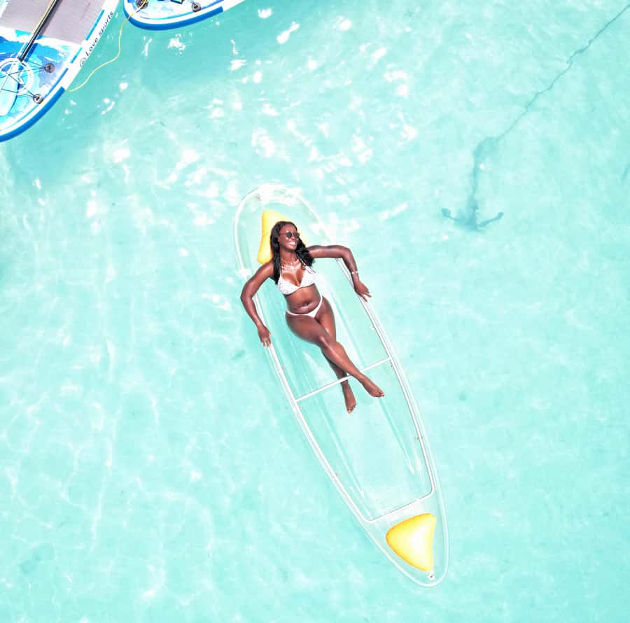 Zanzibar: Transparent Kayak and Drone (with Pickup Included) - Key details before you book