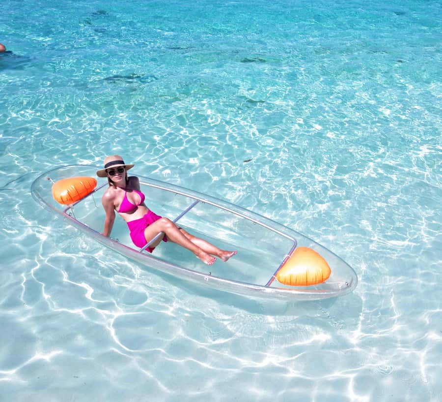 Zanzibar: Transparent Kayak and Drone (with Pickup Included) - Languages, flexibility, and cancellation